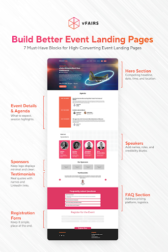 format for event registration website