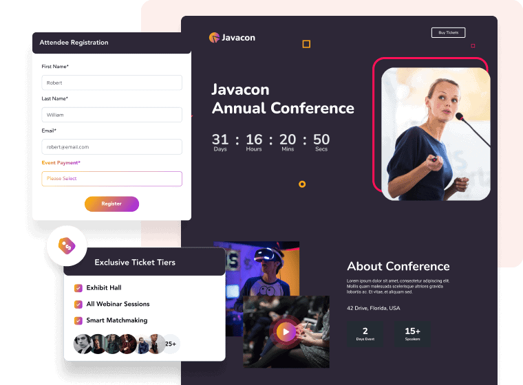an example of a website built through self serve website builder 