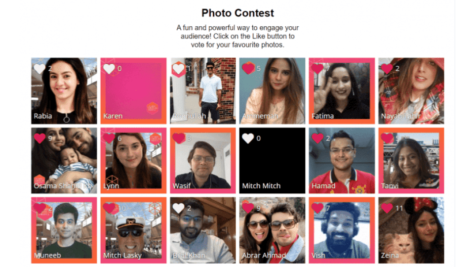 example of a photobooth during event