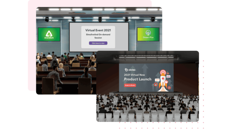 different room options in virtual events