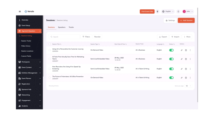 vFairs Email Notification GIF