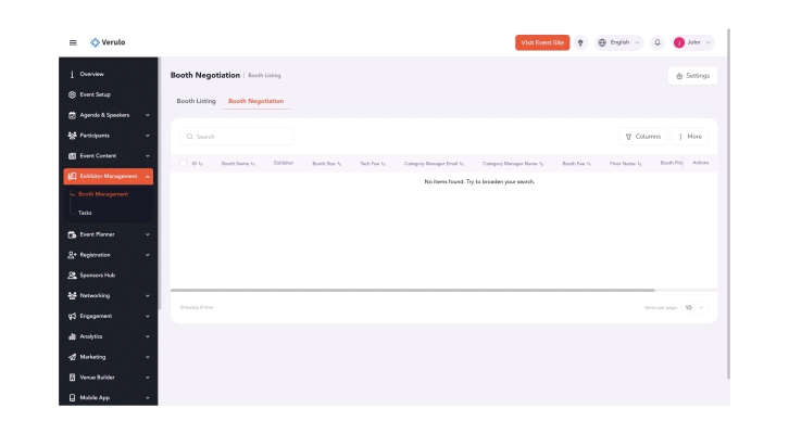 vFairs Invoice Builder