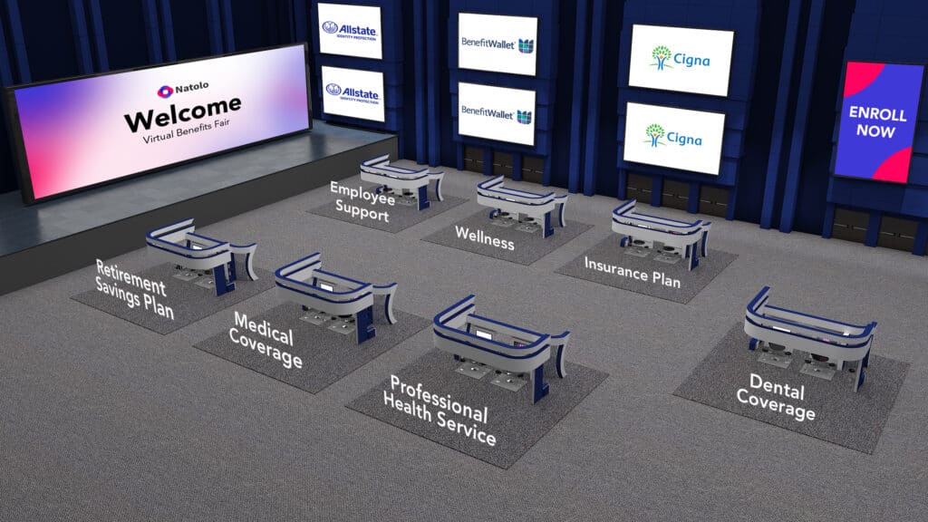 example of a virtual benefits fair