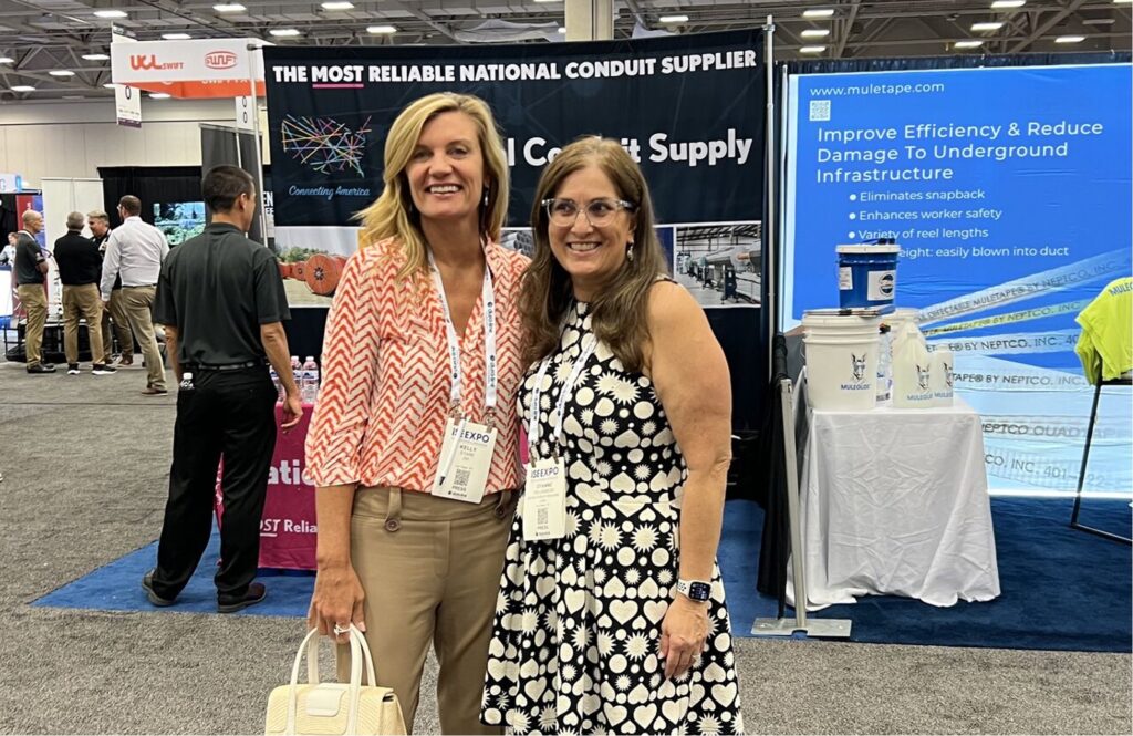 Tech trade show for network infrastructure and telecommunications