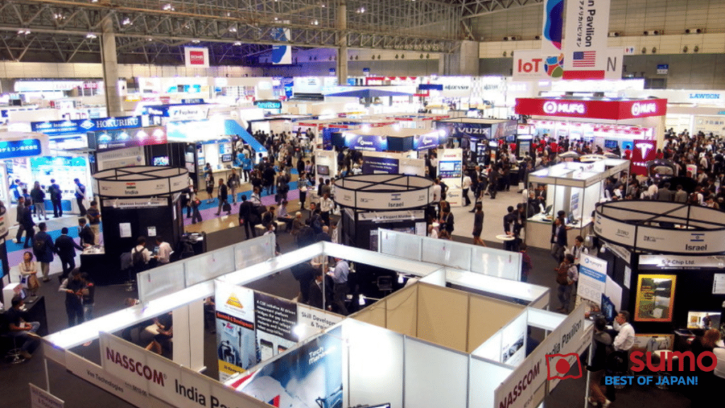 Tech trade show in Tokyo Japan
