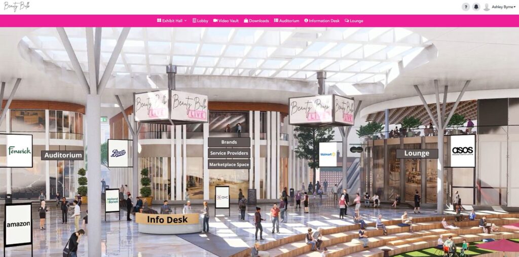 Beauty bulb live trade show example