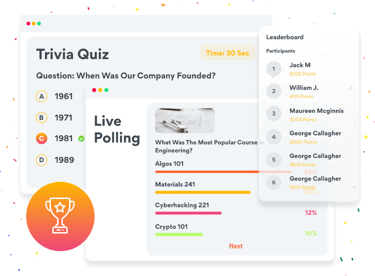 using polls and quizes to engage attendees virtually