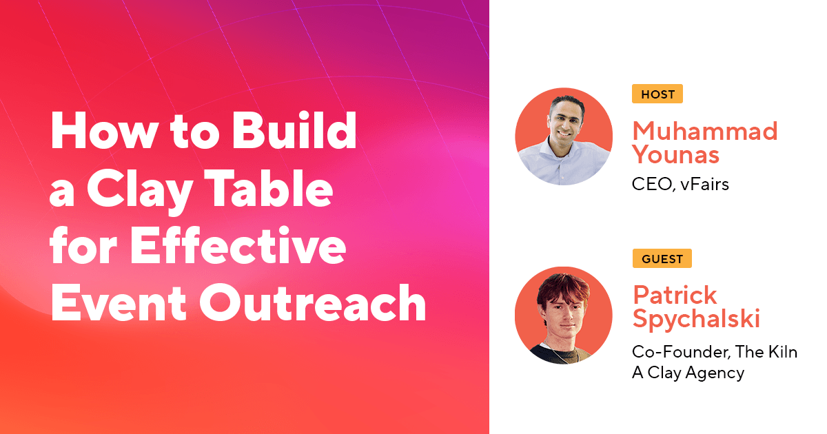 How To Build Clay Table For Effective Event Outreach