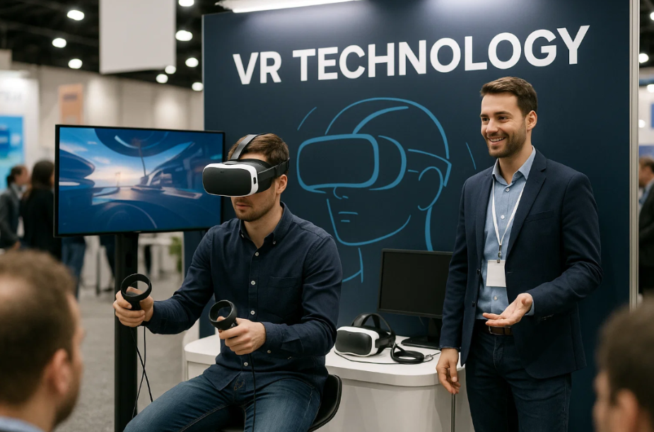 VR Tech at trade show