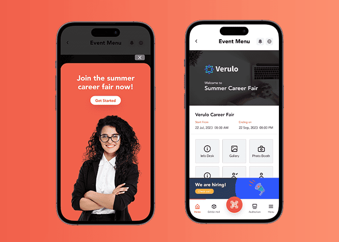 Sponsor visibility in event app