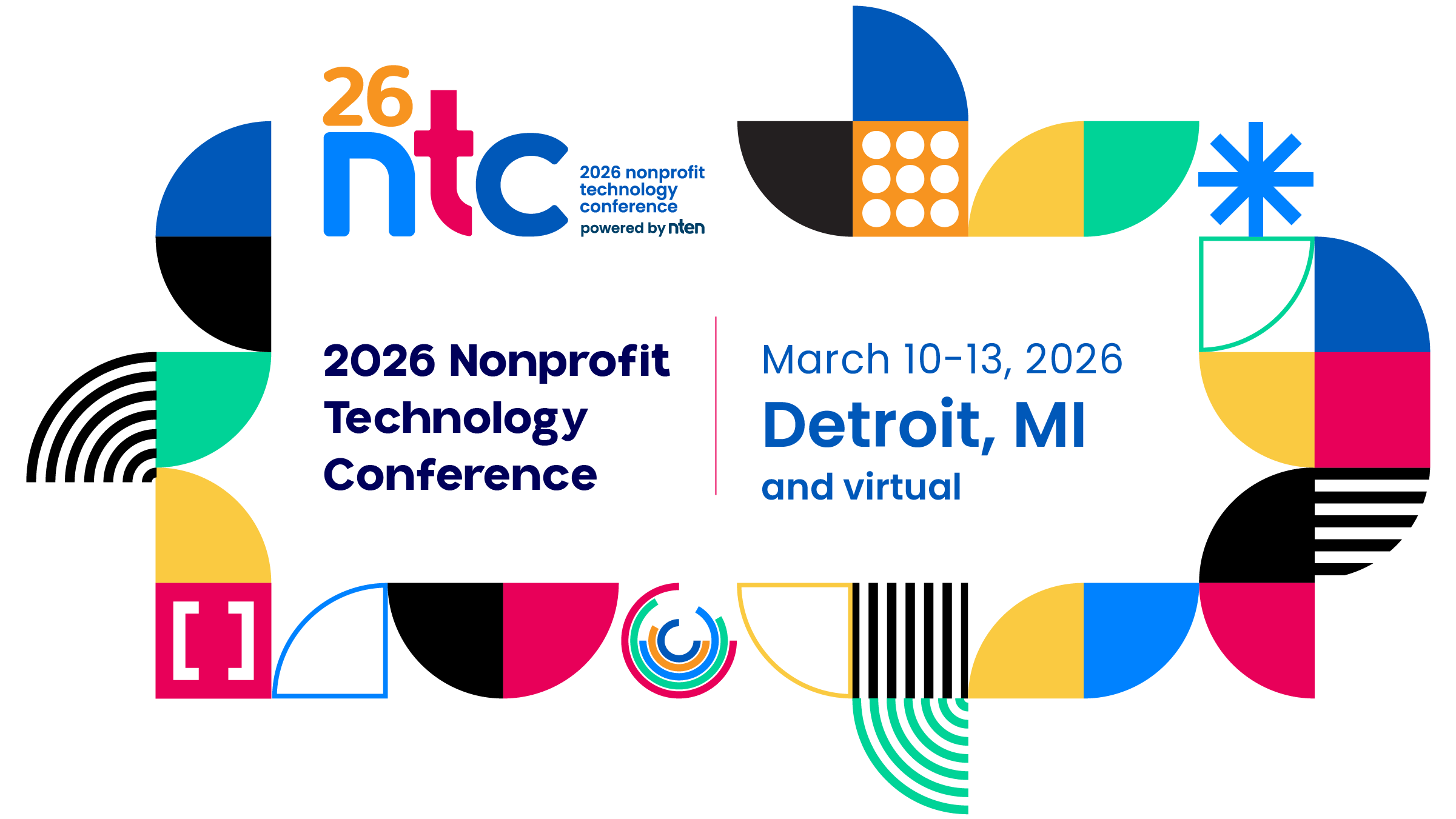Nonprofit Technology Conference banner image with event dates