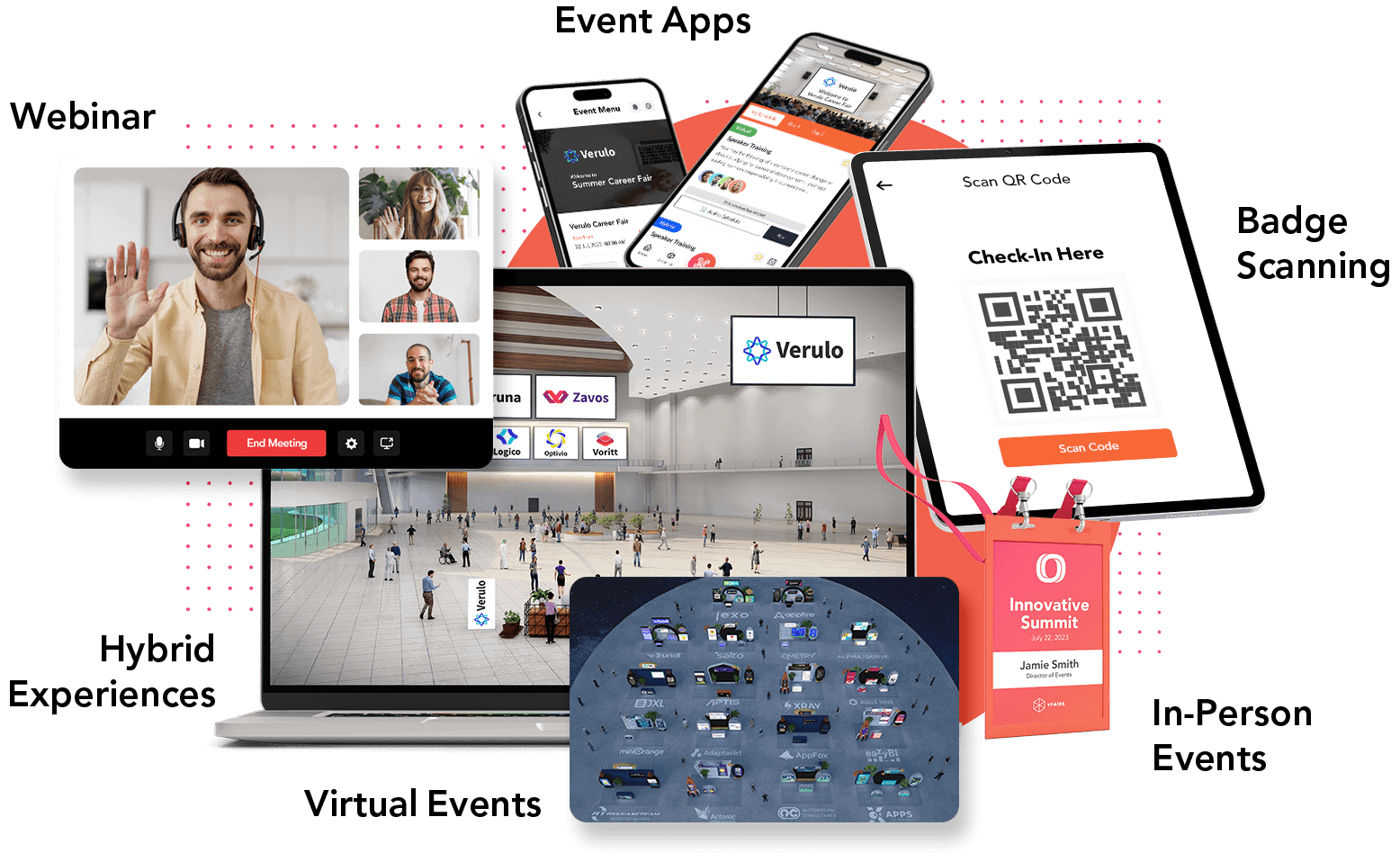 All in one event technology vFairs