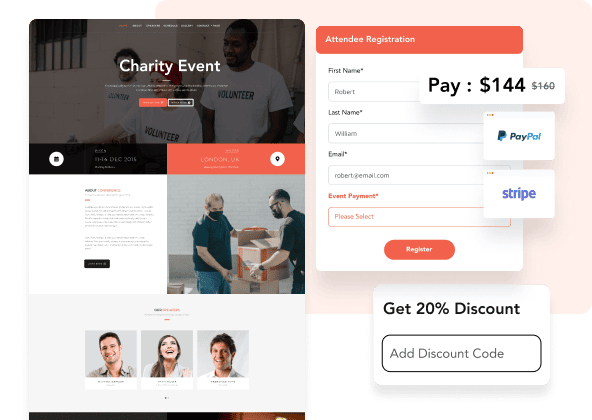Payment gateways for nonprofits with vFairs