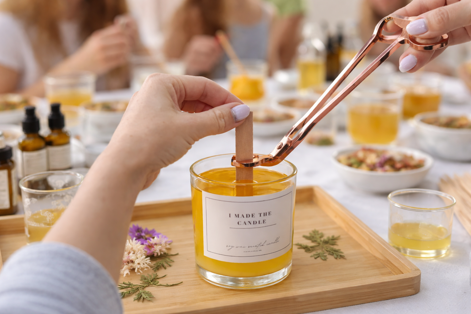 Candle making workshop