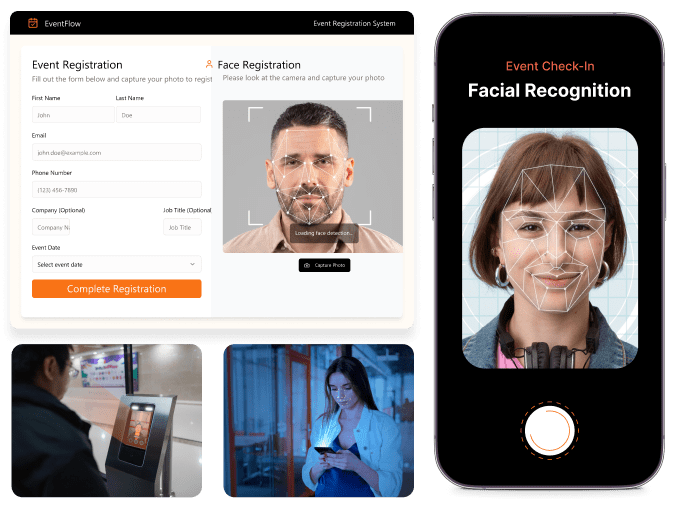 vFairs AI powered facial recognition