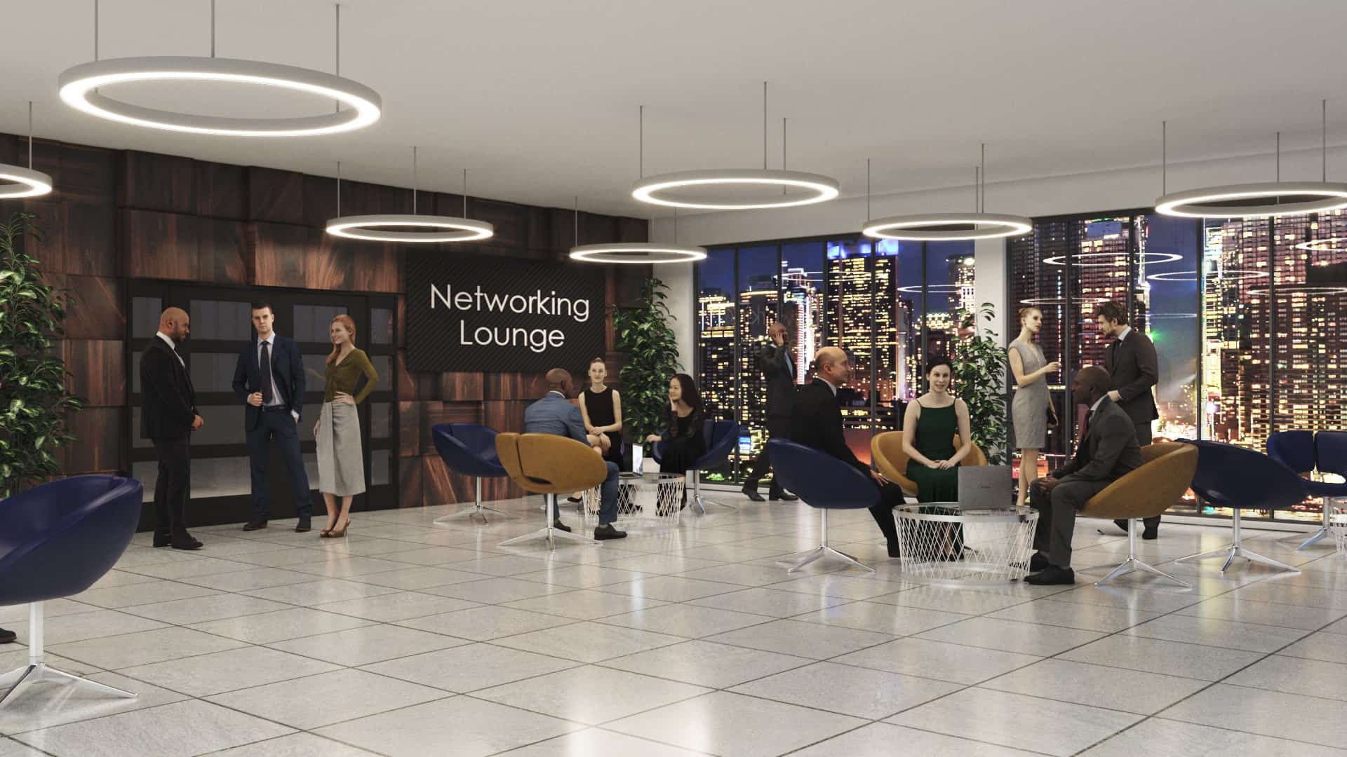 Event networking lounge
