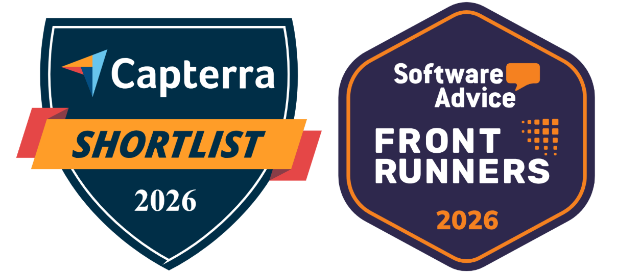 Capterra shortlist badge vFairs