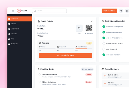 For exhibitors/sponsors: