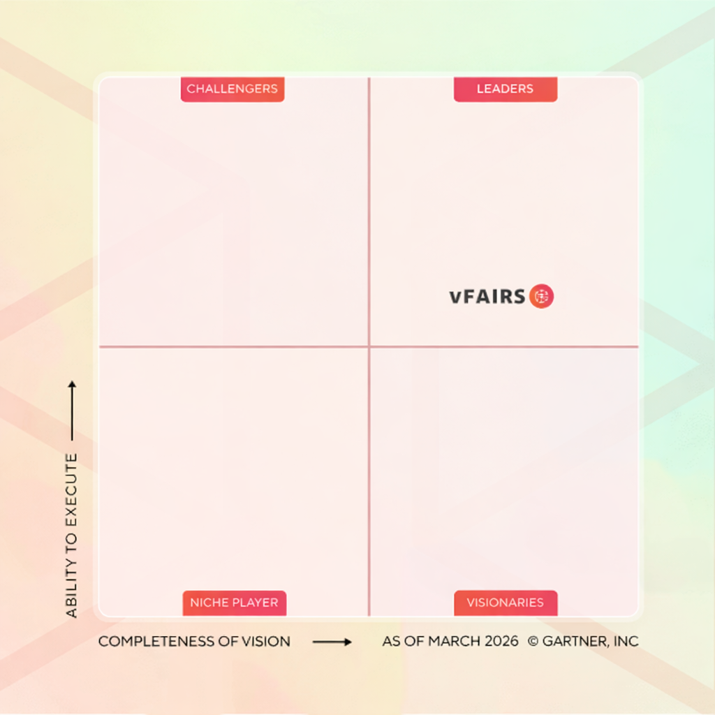 vFairs recognized as Leader in Gartner Magic Quarter