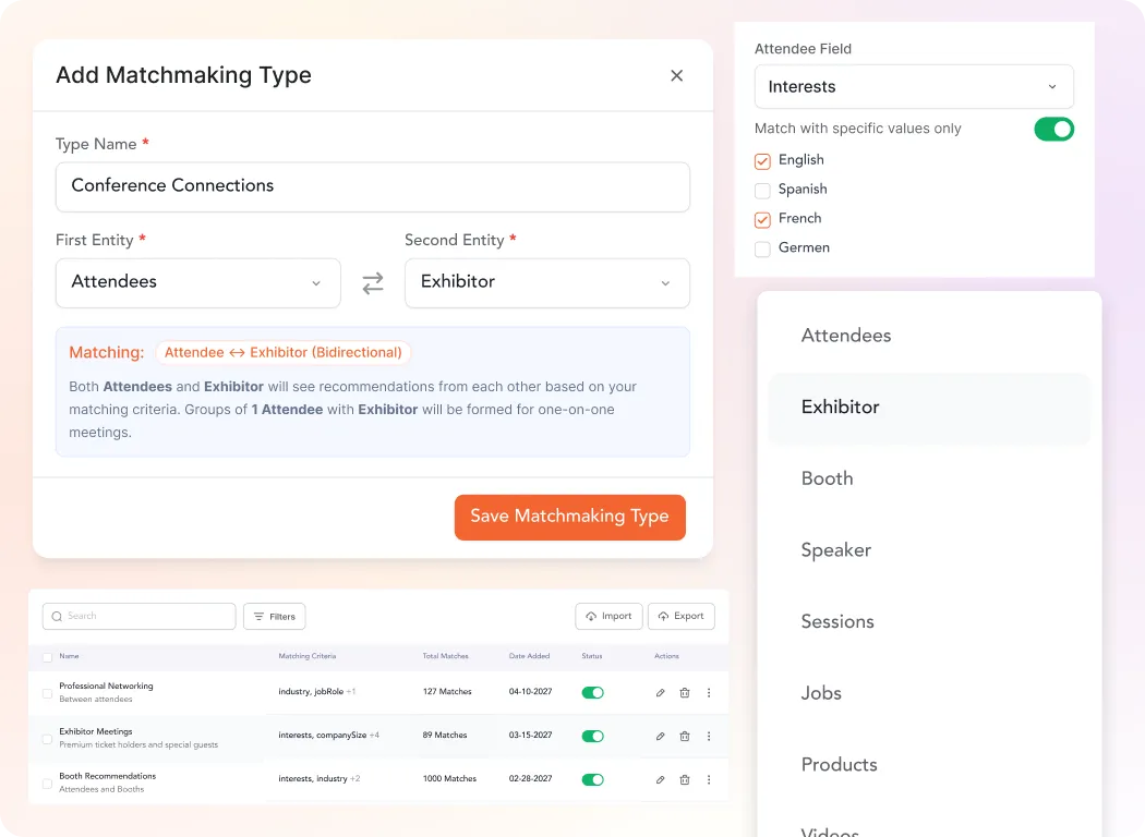 Pre-Qualify Buyers with Rules-Based Matchmaking.