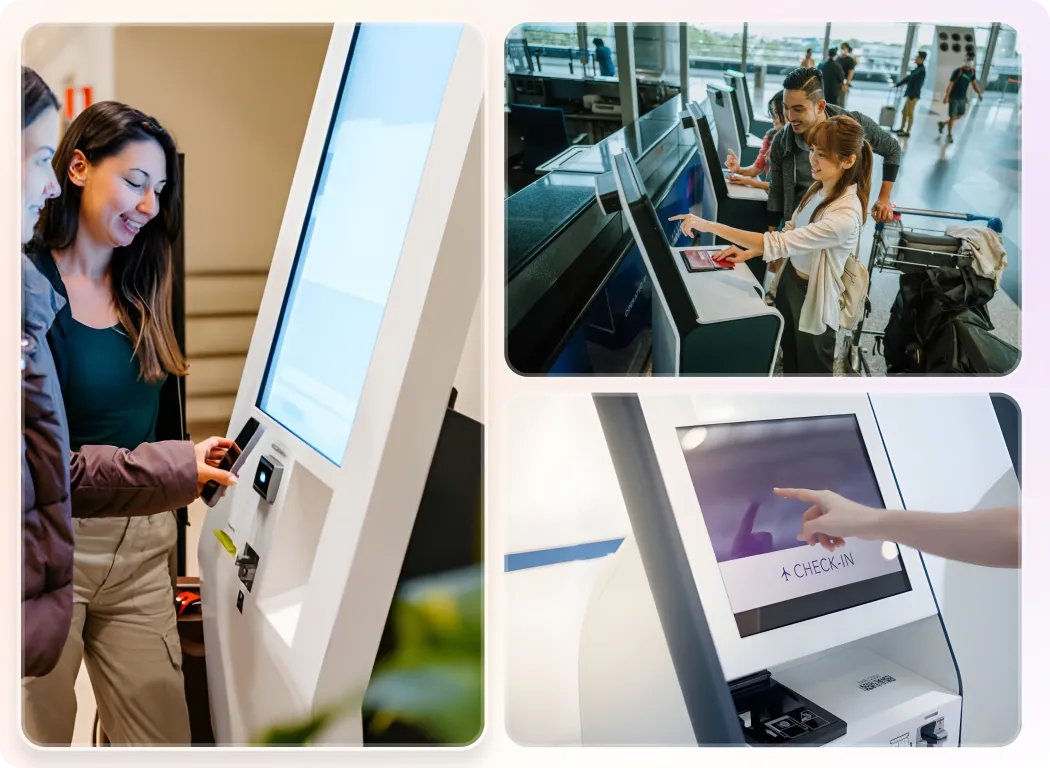 Set Up Badge Printing Kiosks for Self-Serve Entry.