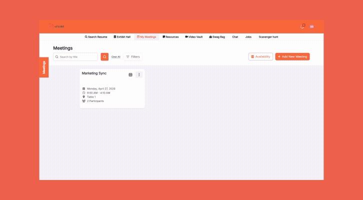adding unavailability block on calendar for meetings