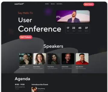 Event websites & registration