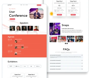 Event websites & registration