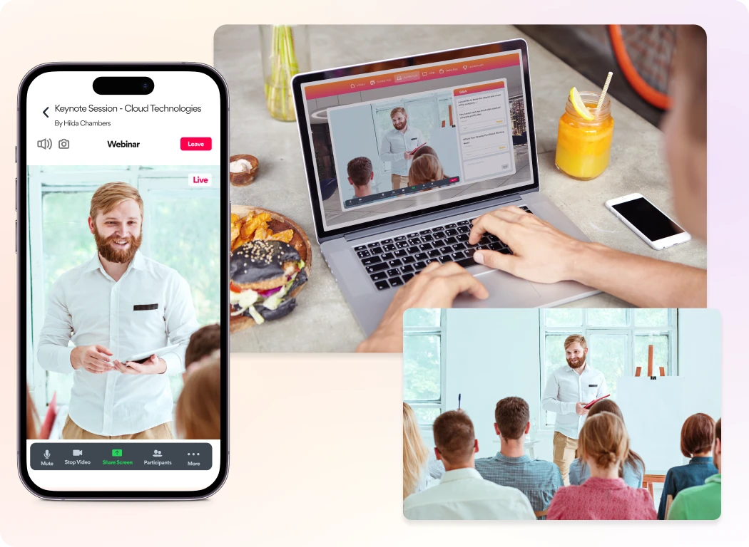 Run In-Person, Virtual, and Hybrid Events on One Platform.