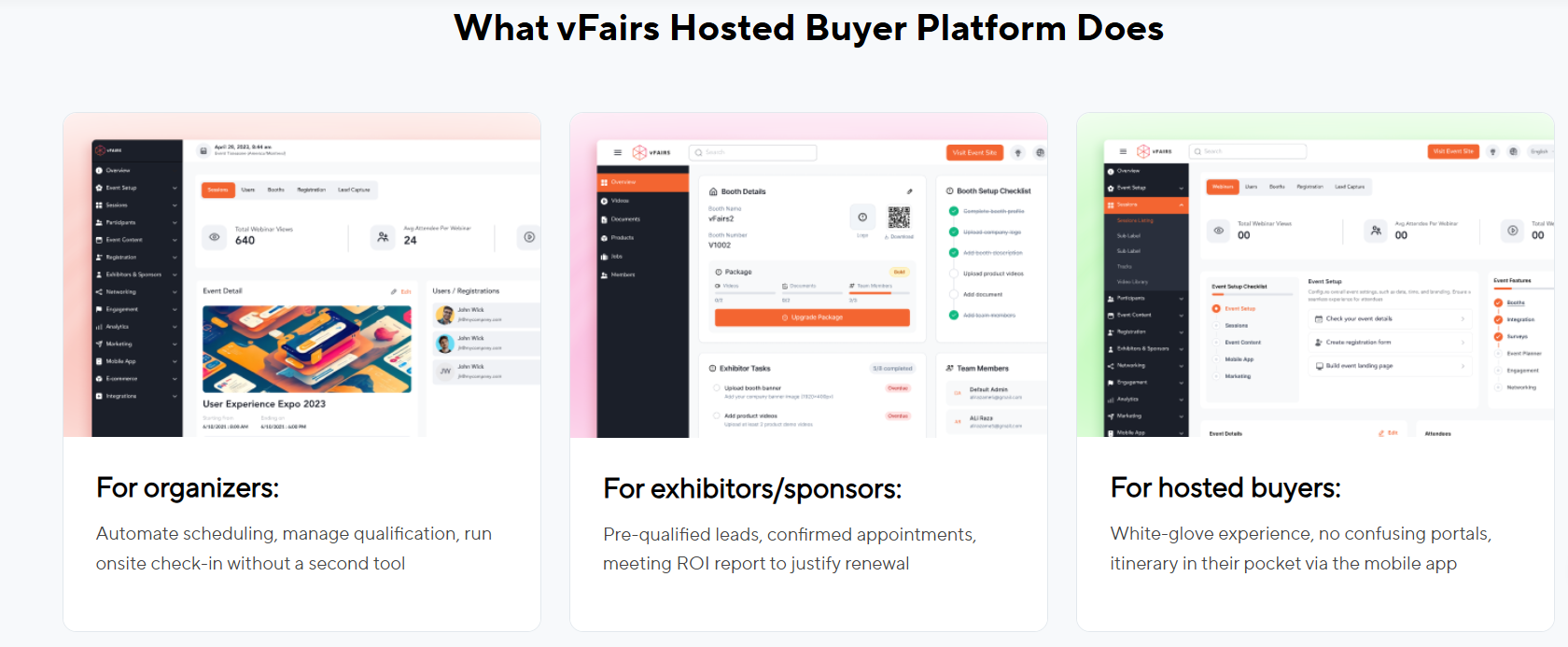 hosted buyer platform for all stakeholders