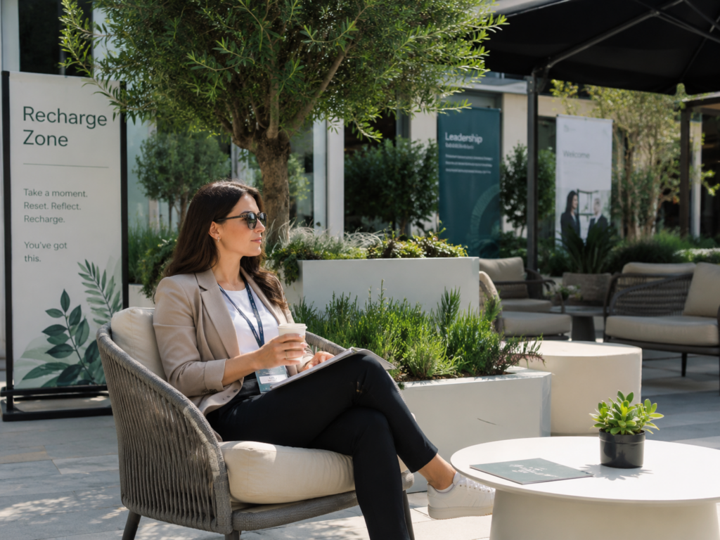 Manage Energy From Day One to the Last by letting attendees step away