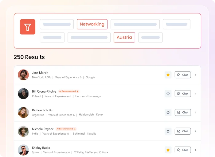 Smarter networking with keyword filters