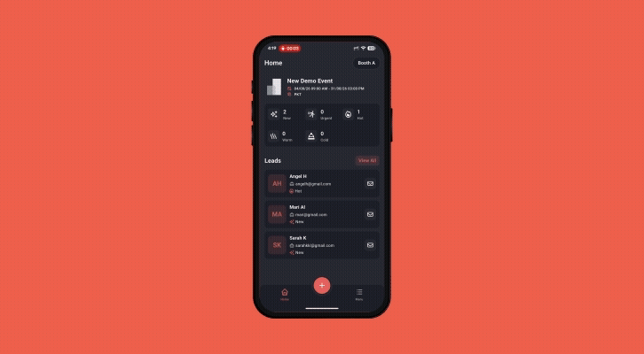 Offline lead capture gif file