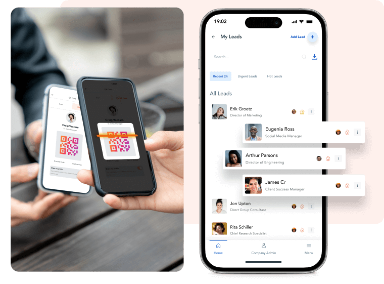 Lead capture in-app for engagement tracking