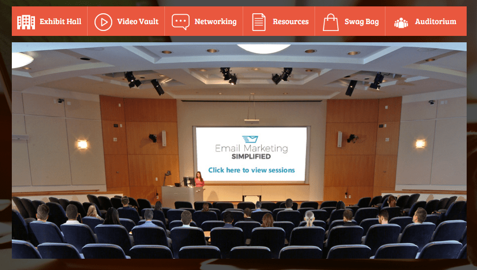 Email Marketing Simplified Event- Webinar Auditorium